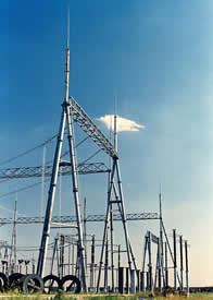 550kv substation supporting structure